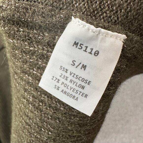 Kerisma High Low Sleeveless Tunic Sweater Women's S/M Olive Green Sleeveless - Picture 6 of 7